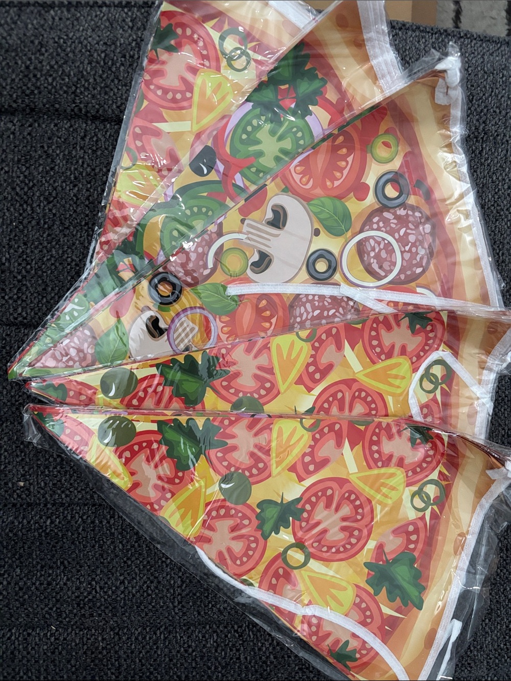 Pizza Party Pennant Banner